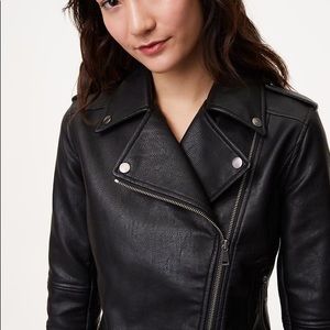 Loft Faux Leather Jacket